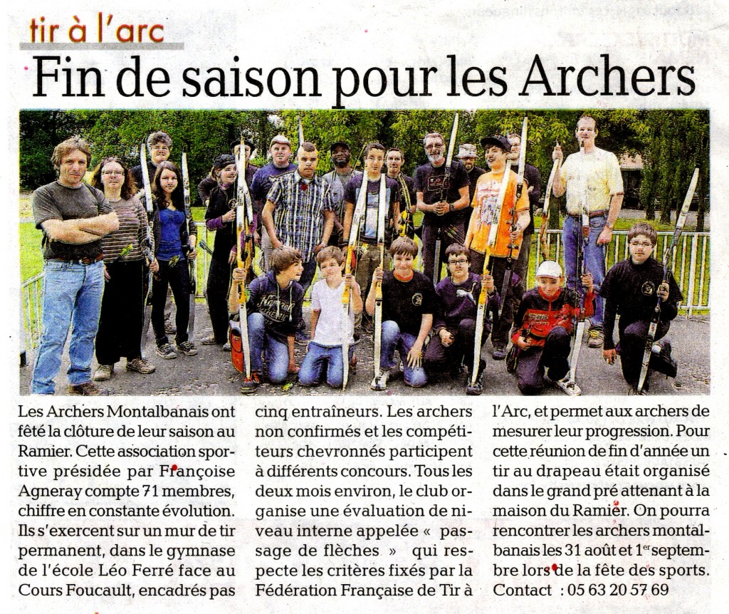 Article de La Dépèche du 11.07.2013